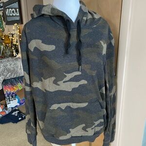 PINK Victoria's Secret Gray Camouflage Hoodie